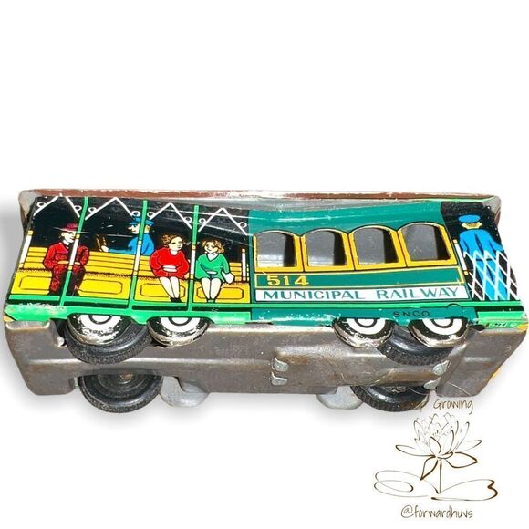 Bundle Sale 3 for $15 | Vintage Powell & Mason Sts 514 Municipal Railway Car - Picture 7 of 8